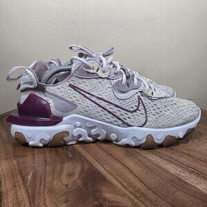 Nike React Vision Venice Womens Pink Purple Size 8.5 Running Shoes CI7253-100